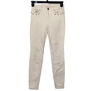 Y2K Victoria's Secret Strawberry Cream Skinny Jeans Size 0 Low Rise